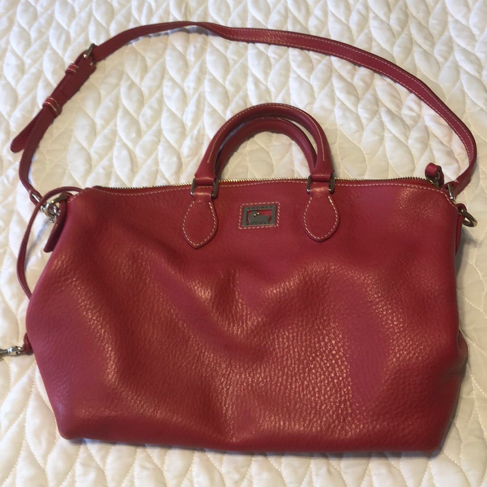 Pink Dooney & Bourke Leather Satchel